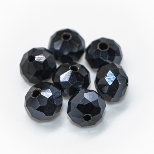 Бусины рондели 8*6мм, гематитовый матовый.